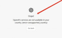 登陆提示：不支持你所在的国家，“Openai’s services are not available in your country…”