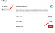 ChatGPT 如何导出历史数据 备份数据？